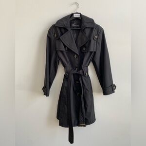 Timeless elegant  Black Trench Coat